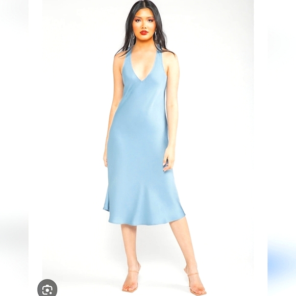 Chloe Kristyn Dresses & Skirts - NWT🔥$335 Chloe Kristyn's Sleek "New Blue" Nina Sleeveless Dress 🤩 Sz Sm